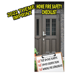 Imprinted Fire Safety Checklist Brochure - 2022 Theme