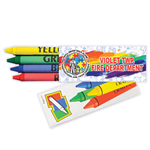 Imprinted Crayon Box - Pack of 4 - Autism Awareness Firefighter