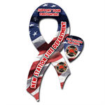 Custom Flag Ribbon Magnet