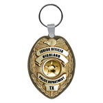 Custom Vinyl Key Tag - Oval Badge