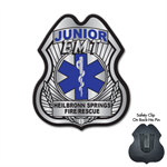 Custom EMT Full Color Plastic Badge - Star of Life