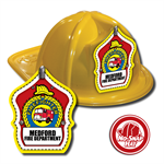 Custom Fire Truck Hats in Yellow