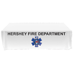 Custom - 8 ' Tablecloth - White Star of Life