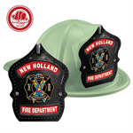 Custom Fire Hats - Glow in the Dark - Autism Awareness Ribbon Logo