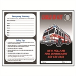 Imprinted Finger Print ID Kit - Fire Truck