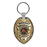 Custom Vinyl Key Tag - Oval Badge