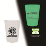 Custom 12oz Glow in the Dark Cup Frosted/Cross
