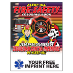 Imprinted Alert-All Bilingual Coloring Book - Full Color Star of Life