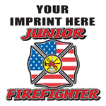 Custom Junior Firefighter Temporary Tattoo