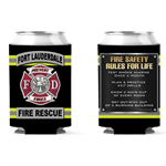 Custom 12 oz Can Hugger - Shield w/ Maltese Cross
