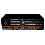 Custom - 8 ' Tablecloth - Flag Red Line Prayer Maltese