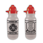 Stock 20 oz. Bike Bottle with Fire Hat Lid