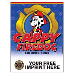 Imprinted Cappy Firedog Coloring Activity Book - Full Color Jr. FF Maltese