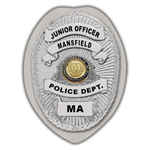 IMP. POLICE BADGE STICKER - STATE SEAL (MA)