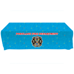 Custom 8' Tablecloth - Autism Awareness Ribbon Logo