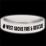 CUSTOM GLOW AWARENESS BAND - WHITE - HYDRANT