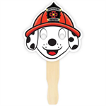 Stock- Cappy Firedog Hand Fan Mask