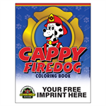 Imprinted Cappy Firedog Coloring Activity Book - 2025 Theme