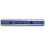 Custom Nylon Reflective Slap Bracelets - Blue