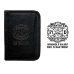 Imprinted Debossed Jr. Zippered Padfolio - 7^ W x 9.5^ H