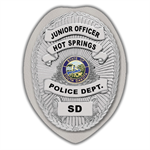 IMP. POLICE BADGE STICKER - STATE SEAL (SD)