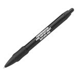Custom Wide Body Grip Pen - Black