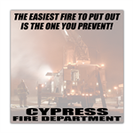Custom Prevent Fires Sticky Note Pad