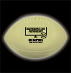 Custom Glow In the Dark Vinyl Football