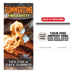 Imprinted Summertime Fire Safety Brochure w/ Full Color Logo