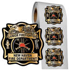 Full Color Badge - Maltese Cross On Rolls