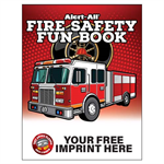 Imprinted Fire Safety Fun Book - Full Color Smoke Alarm