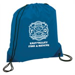 Custom Blue Cinch Backpack w/ Jr. FF Maltese