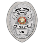 IMP. POLICE BADGE STICKER - STATE SEAL (OK)