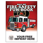 Imprinted Fire Safety Fun Book - Full Color Custom Logo
