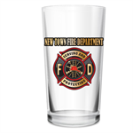 Imprinted 16oz Pint Glass - Maltese Cross