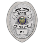 IMP. POLICE BADGE STICKER - STATE SEAL (VT)