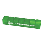 Imprinted 7 Day Pill Box - Green