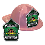 Imprinted Pink Fire Hat - 2025 Theme Logo