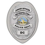 IMP. POLICE BADGE STICKER - STATE SEAL (DC)