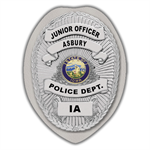 IMP. POLICE BADGE STICKER - STATE SEAL (IA)