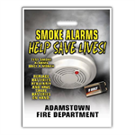 Custom Smoke Alarm 12^ x 15^ Grab Bags