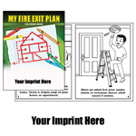 Imprinted My Fire Exit Plan Coloring Book