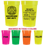 Custom 17 oz Neon Stadium Cups