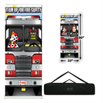 Stock-Retractable Photo Prop - Cappy Fire Truck