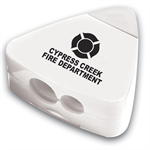 Custom White Pencil Sharpener Eraser Combo