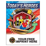 Imprinted Today's Heroes Act Book - Full Color Serving Cross