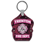 Custom Vinyl Shield  Key Tag - Pink Camo