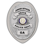 IMP. POLICE BADGE STICKER - STATE SEAL (GA)