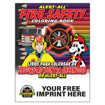 Imprinted Alert-All Bilingual Coloring Book - 2025 Theme Full Color