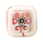 Red Earbuds with Imprinted Case